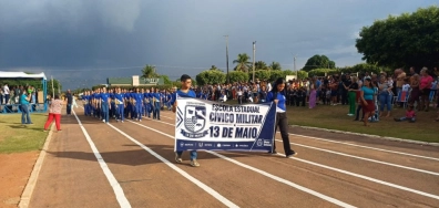 Nova Guarita realiza grande desfile cívico de 7 de Setembro
