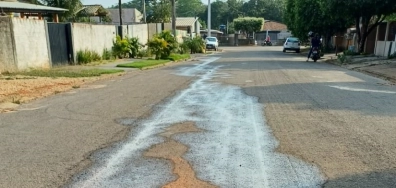 Águas de Matupá falha na manutenção e vazamentos danificam vias públicas no Bairro União