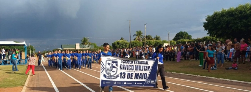 Nova Guarita realiza grande desfile cívico de 7 de Setembro