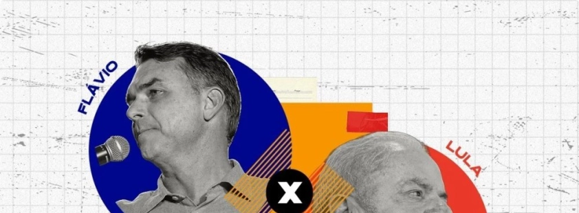 Real Time: Flávio Bolsonaro tem 52% e Lula 48% dos votos válidos